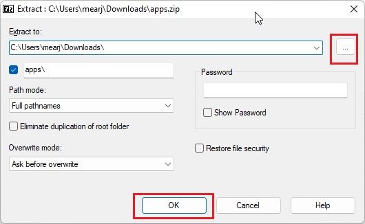 2. Windows 11లో 7-జిప్ ఉపయోగించి ఫైల్లను అన్జిప్ చేయండి